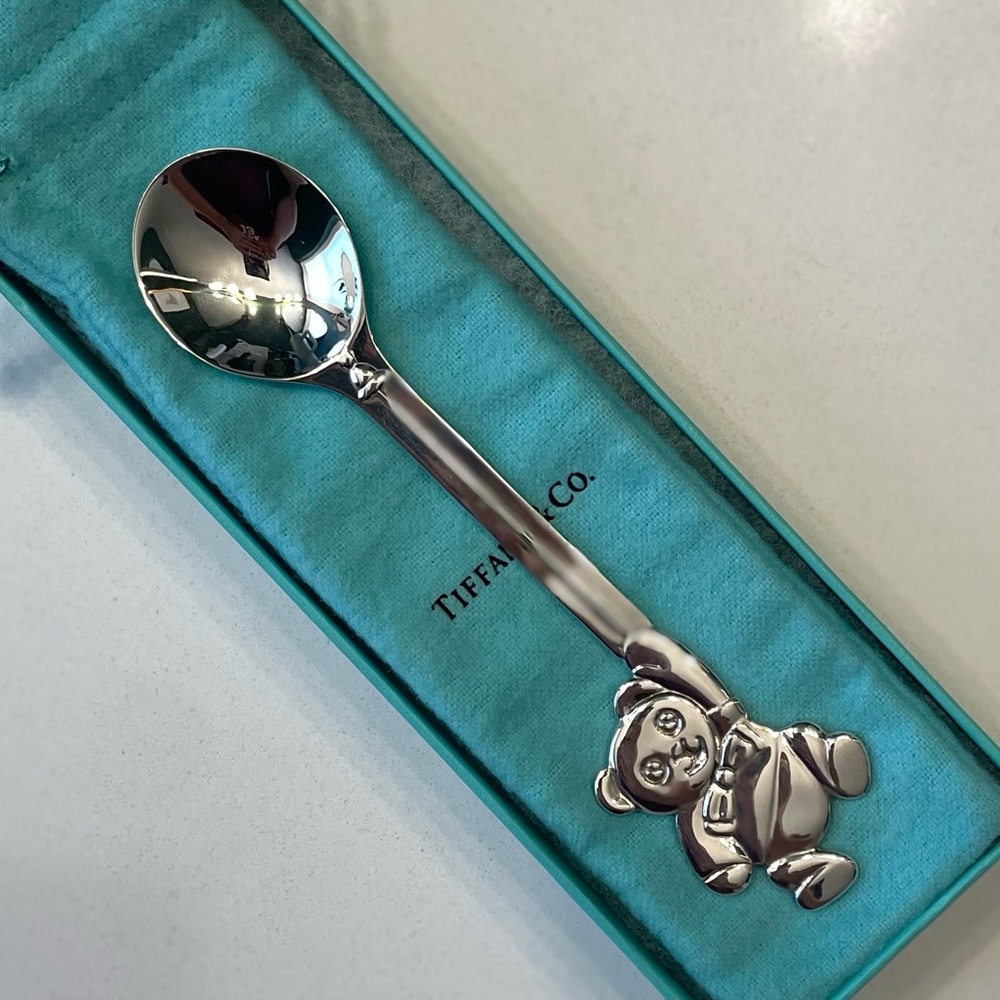 NIB Tiffany Baby Spoon (bear)